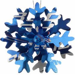 Bud Light Snowflake Christmas Ornament