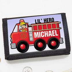 Junior Firefighter Personalized Wallet
