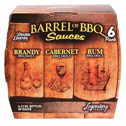 Barrel of BBQ Sauces