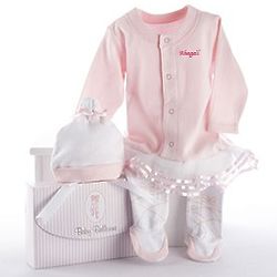 Personalized Baby Ballerina Outfit Set