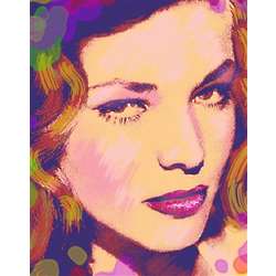 Lauren Bacall Pop Art Print