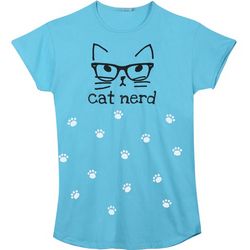 Cat Nerd Sleepshirt