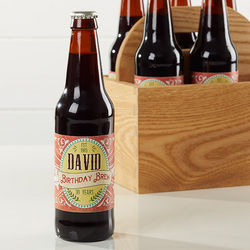 His Brew Personalized Beer Bottle Label