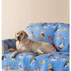 Snowday Dogs Pet Love Seat Cover