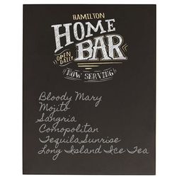 Personalized Bar Menu Chalkboard