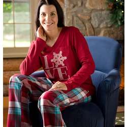 Life is Good Women's Holiday Pajamas Set
