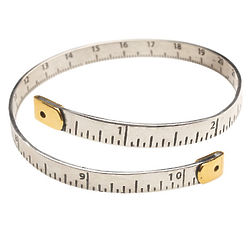 Tape Measure Wrap Bracelet