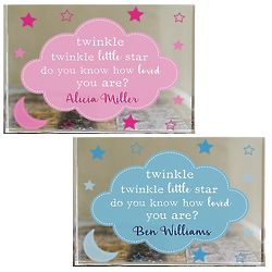 Personalized Twinkle Twinkle Little Star Keepsake Plaque