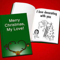 Personalized Christmas Love Book