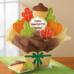 Thanksgiving Personalized Cookie Bouquet