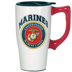 US Marines Ceramic Travel Mug