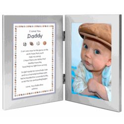 New Dad Frame with Personalized Poem from Son
