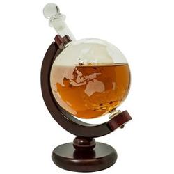 Handcrafted Blown Glass Globe Whiskey Decanter