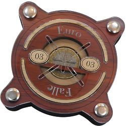 Euro-Falle 03 Wooden Brain Teaser Puzzle with Money