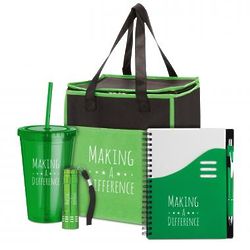 Making a Difference Motivational 5 Piece Lunch Cooler Gift Set