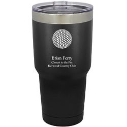 Golf Ball Personalized 30 Ounce Tumbler