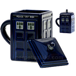 Doctor Who Tardis Mug with Lid