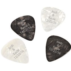 Personalized Guitar Pick Favors
