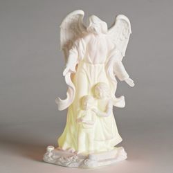 Guardian Angel Porcelain LED Figure