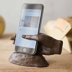 Cast Iron Hand-Shaped Smartphone Stand