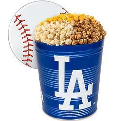 3 Gallons of Popcorn in LA Dodgers Tin