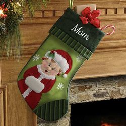 Personalized Mrs. Claus Christmas Stocking
