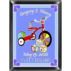 Boy's Personalized Blocks Room Sign