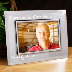 Forever In Our Hearts Memorial Mirror Picture Frame