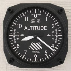 Altimeter Airplane Clock