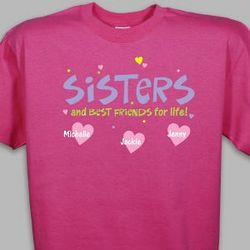 Personalized Sisters T-Shirt