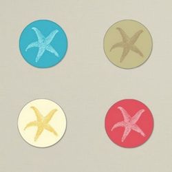 Imperial Starfish Round Labels