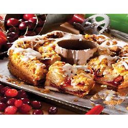 Wisconsin Christmas Cherry Cranberry Coffee Cake