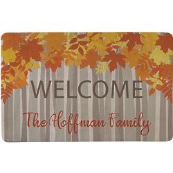 Personalized Fall Forest 27" Doormat