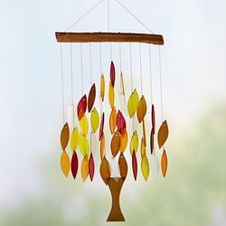 Tree of Life Fall Leaves Wind Chime