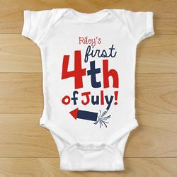 First Fourth of July Infant Creeper