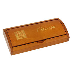 Ballpoint Pen in Rosewood Box with Personalized Monogram