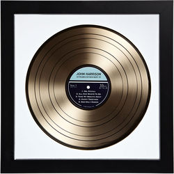 Personalized Gold LP Record