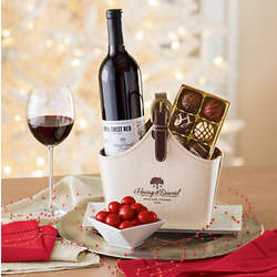 Wine and Truffles Hostess Gift Basket