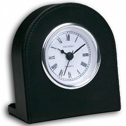 Black Leather Clock