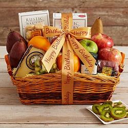 Farmer's Market Finds Happy Birthday Gift Basket