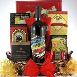The Police Synchronicity Red Wine Father's Day Wine Gift Basket
