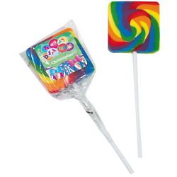 Personalized Birthday Present Swirl Lollipops