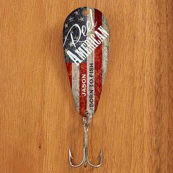Personalized Reel American Fishing Lure