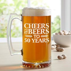Personalized Cheers and Beers Mug