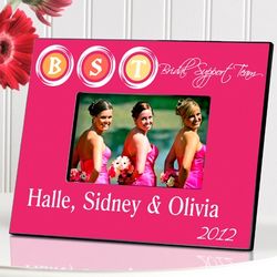 Personalized Bridal Support Team Picture Frame