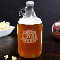 5 Star Personalized Beer Growler