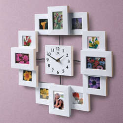 Photo Frames Wall Clock