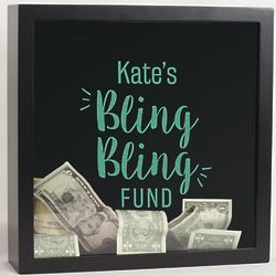 Personalized Bling Bling Shadow Box
