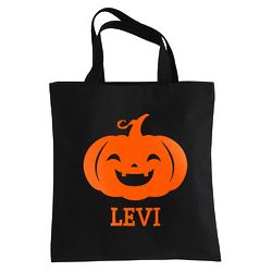 Boy's Personalized Ghostly Ghouls Halloween Reflective Treat Bag