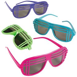 '80's Neon Novelty Sunglasses